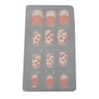 nailROSE 3D Tekokynnet, 12 kpl, vaalenapunaiset *UUSI* - pikkukuva 2