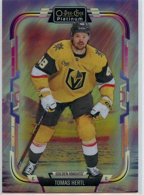 2025-26 OPC Platinum sunset #128 Tomas Hertl