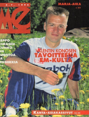 Me n:o 7 1994 Kuhmo. Valentin Kononen. Linturetki Helsinkiin