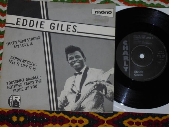 7" EDDIE GILES,AARON NEVILLE,TOUSSAINT McCALL single 1980 EX