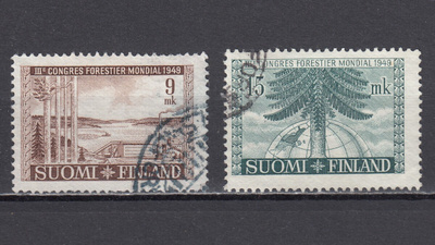 1949 Lape 368, 369 III Maailman metsäkongressi