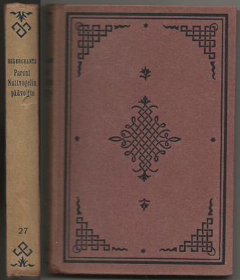 Segercrantz: Paroni Nattvogelin päävoitto (1928) Kirsikka 27