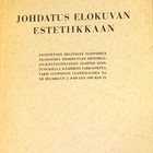 Helge Miettunen: Johdatus elokuvan estetiikkaan - pikkukuva 2