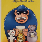 "Eläinkuoro laulaa onnittelulaulua.."-KULKEMATON POSTIKORTTI - pikkukuva 1