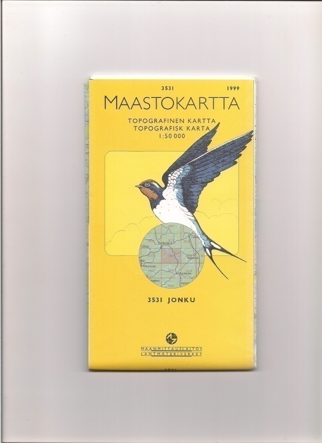 Maastokartta 1:50 000 Jonku