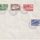 PUNAINEN RISTI 1944 SARJA FDC - pikkukuva 1