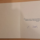 kukkakortti, ruusuja, taittokortti, kulkenut kuoressa - pikkukuva 2
