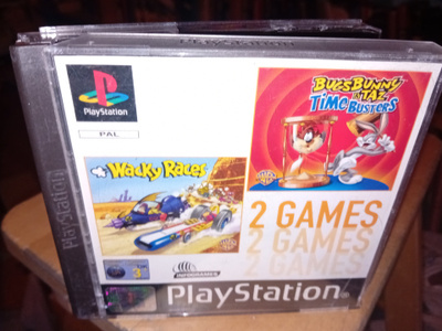 2 ps1 Wacky Races / Bugs Bunny & Taz ( SIS POSTIKULU )
