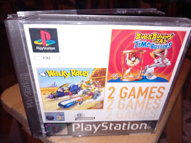 2 ps1 Wacky Races / Bugs Bunny & Taz ( SIS POSTIKULU )