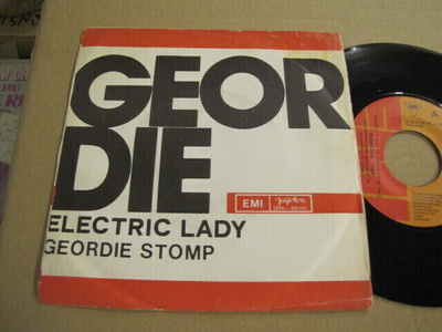 Geordie Electric Lady 7 45 Jugoslavia 1973 AC/DC Brian Johns