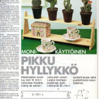 Kotivinkki n:o 3 1985 Kaava-arkki on. Värileikki kukkaikkuna - pikkukuva 4