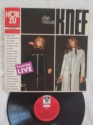 Hildegard Knef – Die Neue Knef - Tournee Live LP 1966