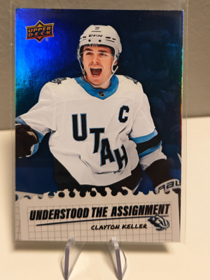 2025-26 UD Extended UNDERSTOOD THE ASSIGNMENT Clayton Keller