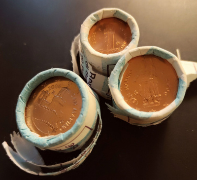 San Marino 1 c, 2 c ja 5 c 2006 UNC