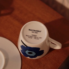 Marimekko Unikko sininen kahvikuppi 2 kpl - pikkukuva 4
