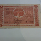SUOMALAINEN 10 MARKAN SETELI, H 6695119 - pikkukuva 1