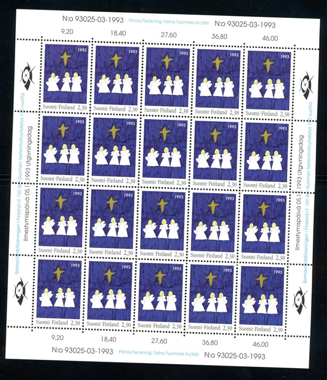 1993 joulu 2,30 mk arkki ** Lape 1229
