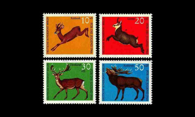 Berlin 291-4 ** Hirvieläimiä (1966)