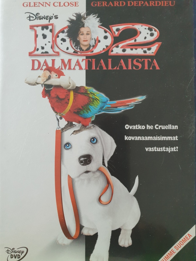 102 Dalmatialaista DVD (Glenn Close Gerard Depardieu)