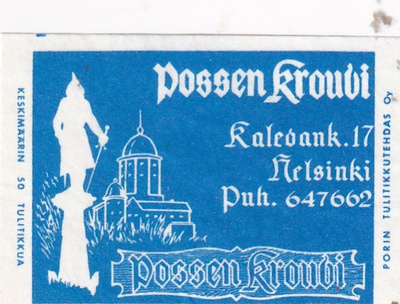 Helsinki, Possen Krouvi, Kalevank. 17    7/11