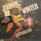 JOHNNY WINTER - CAPTURED LIVE! - EU/HOL 1976 M-/M- LP - pikkukuva 1