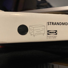 Strandmon rahin päällinen slipcover for footstool - pikkukuva 1