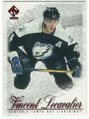 01-02 Pacific Private Stock #88 Vincent Lecavalier