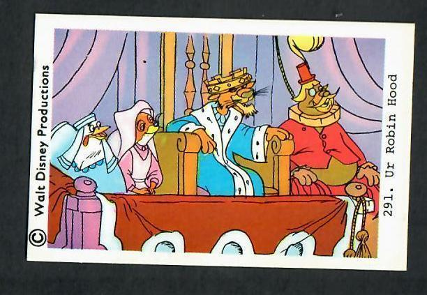 Keräilykuva - Disney - Robin Hood 291