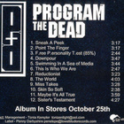 { program the dead - program the dead (promo cd-r) } - pikkukuva 2