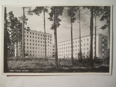 VANHA Postikortti Pori 1950-l Alkup.Mallikappale