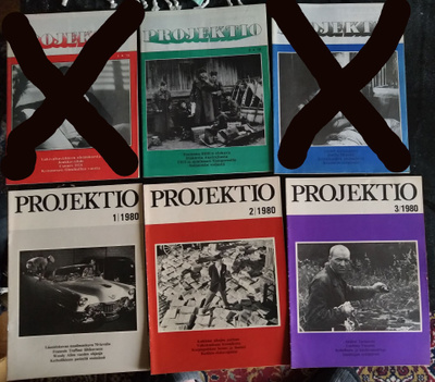 Projektio elokuvalehti 3€ kpl