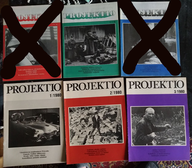 Projektio elokuvalehti 3€ kpl