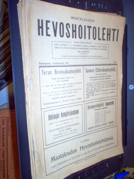 Maatalouden Hevoshoitolehti vuosikerta 1916 1-10