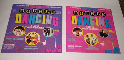 DOUBLE DANCING 28 ORIGINAL HITS LP K-TEL  TUPLA LEVY