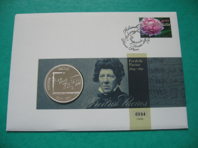 Suomi 10e hopea juhlaraha Fredrik Pacius - 2009 PROOF
