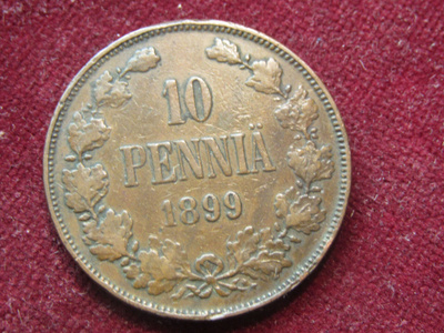 10 penniä 1899