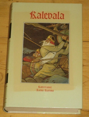 Kalevala, kuvittanut Aarno Karimo Kuva-Kalevala 1984