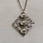 Design Janne Jouko hopea riipus kaulakoru JJ 813H 925 - pikkukuva 1