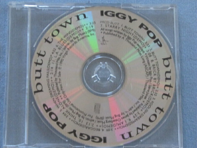 Iggy Pop Butt town promo cd USA 1990