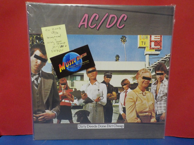 AC/DC - DIRTY DEEDS DONE DIRT CHEAP M-/EX+ LP
