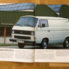 Esite Volkswagen Transporter T3 tölkki 1983/1984 - pikkukuva 2