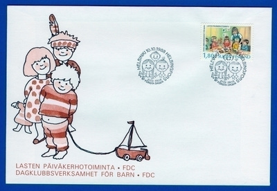 FDC – Päiväkerhotoiminta 10.10.1988, Lape no 1062