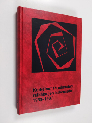 Korkeimman oikeuden ratkaisujen hakemisto 1980-1987