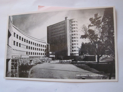 VANHA Postikortin Alkup.Mallikappale Helsinki 1950-luku