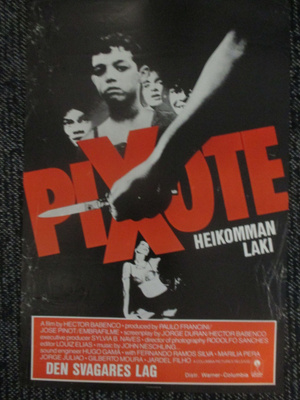 Pixote - heikomman laki (1981) - vanha elokuvajuliste