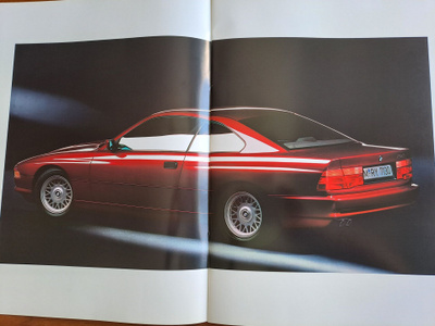 BMW 850i -esite, 1989
