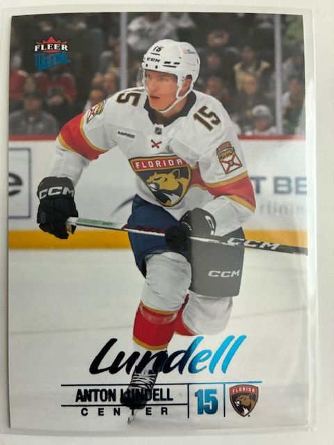 Anton Lundell 24-25 Fleer Ultra #53 Blue Foil 311/399