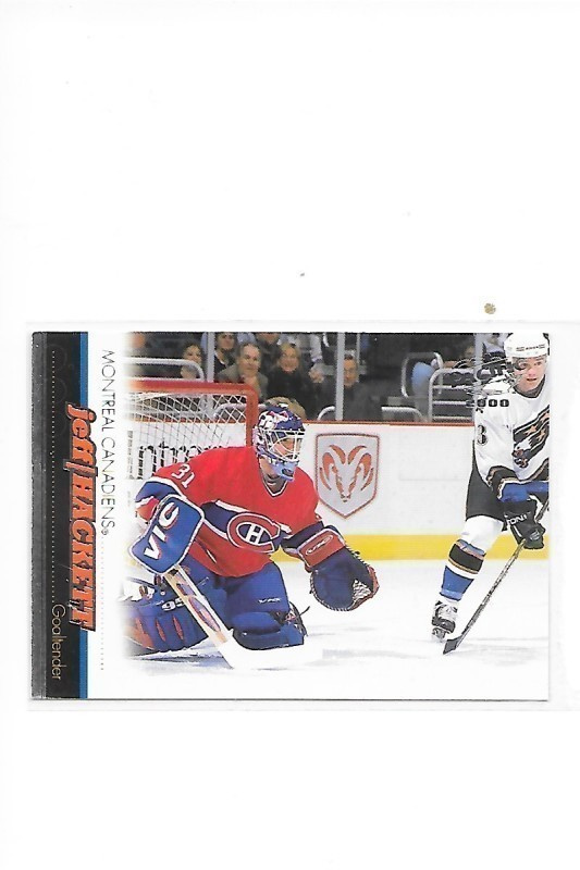 1999-00 Pacific #203 Jeff Hackett Montreal Canadiens MV
