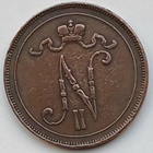 Nikolai II, kupari 10 penniä vuodelta 1905 . - pikkukuva 2
