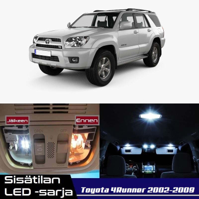 Toyota 4Runner (N210) Sisätilan LED-sarja 19-osa